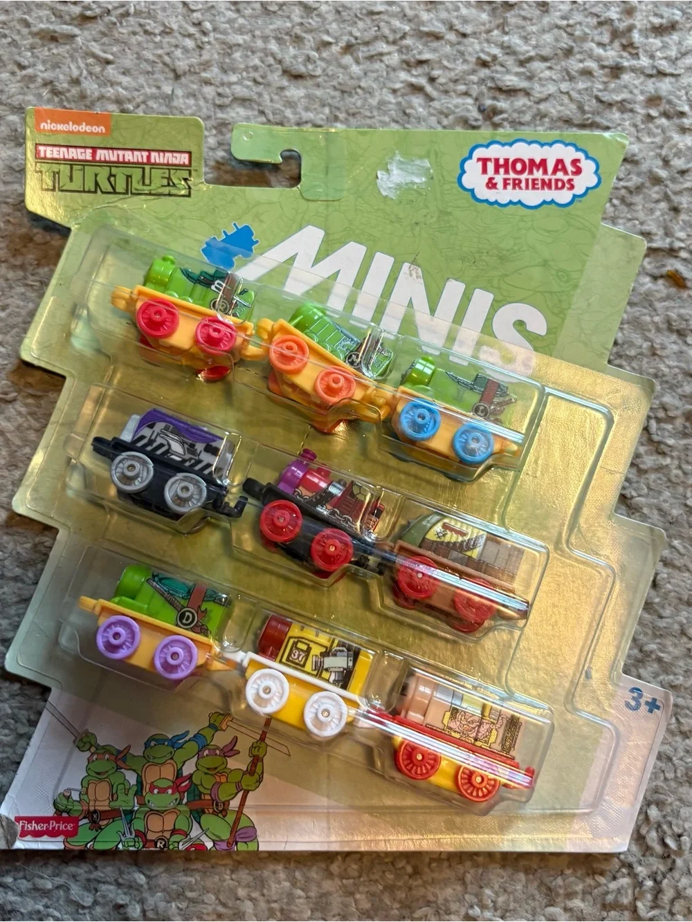 Thomas & Friends Minis Toy Train Pack Teenage Mutant Ninja Turtles NEW TMNJ